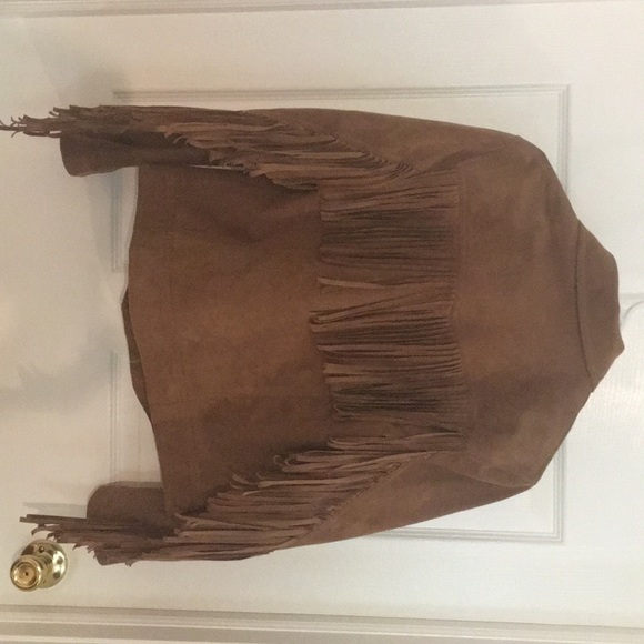 Suede fringe jacket. - Picture 3 of 3